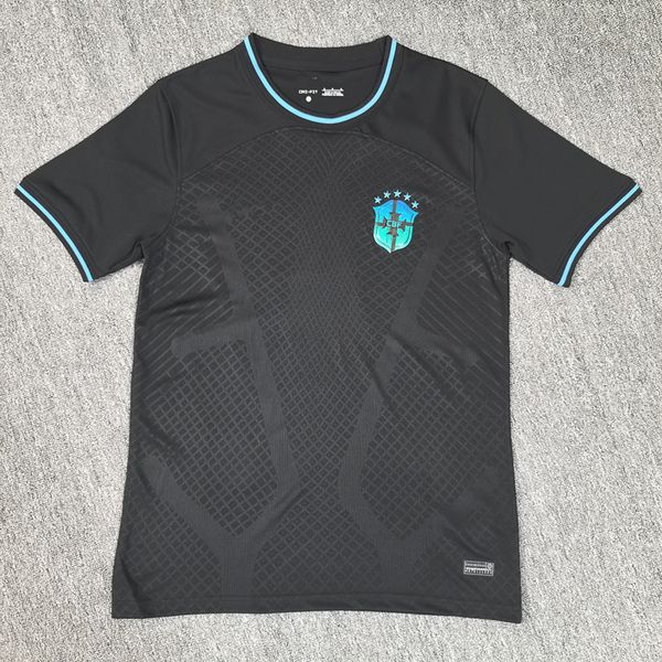 2026 Summer Football Training Top Brazil Special Edition Jesus Black Grey Football Jersey Men's Women's Outdoor Quick-drying Tshirts 2627