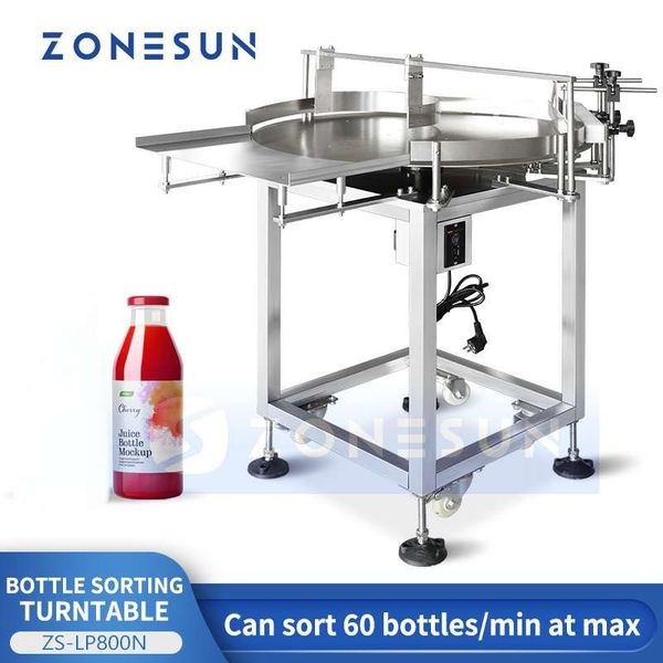 ZONESUN ZS-LP800N Automatic Bottle Unscrambling Machine High Speed PET Plastic Bottle Unscrambler Packing Production Line Equipment