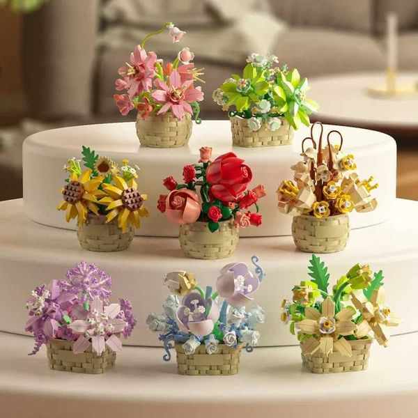 DIY MOC Flower Tree Gardens Model Bricks - — compare prices at CompareOffers