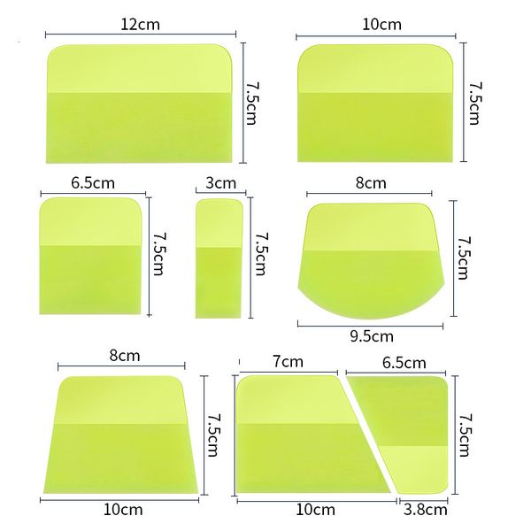 Tool Soft PPF Body Water Removal Invisible Car Wrap Scraper TPU Transparent Film