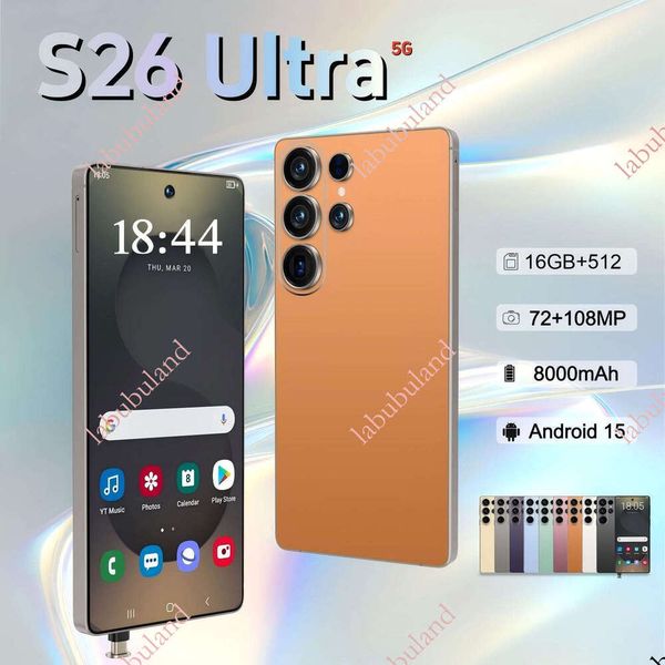 GUGO smartphone S26 Ultra Android version 5G brand new unopened 6.9inch octa-core mobile phone