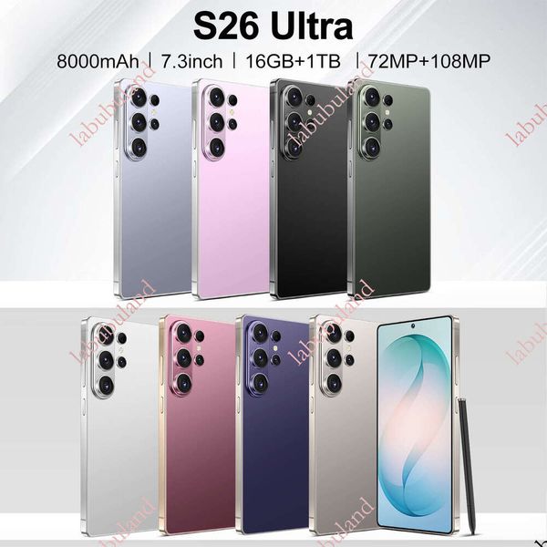 New smartphone S26 Ultra with built-in stylus, Android large screen, TK hot-selling foreign trade smart 5G phone