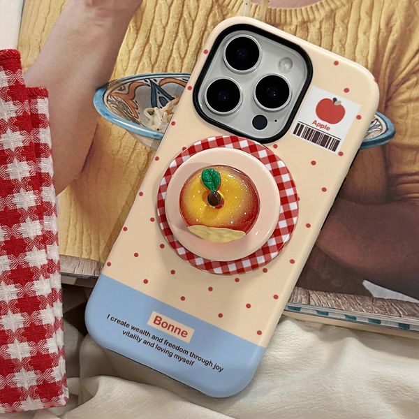 Cute Polka Dots 3D Luminous Crystal Apple Lattice — compare prices at CompareOffers