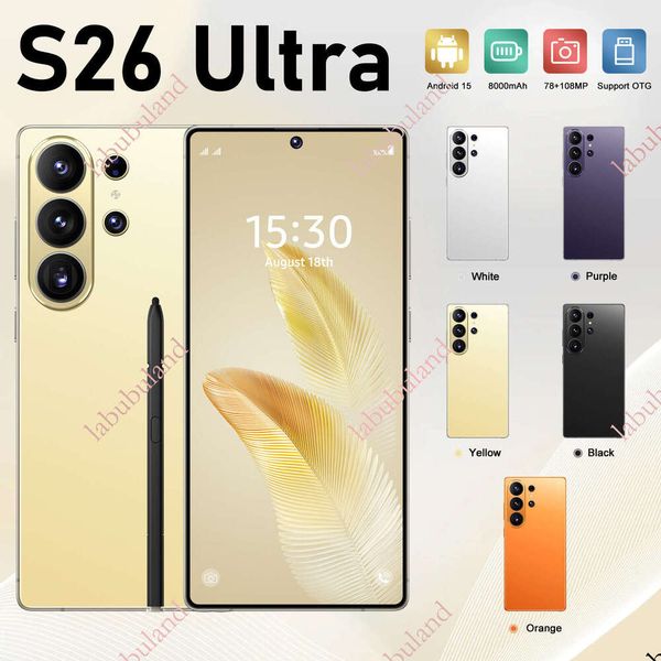 S26 Ultra mobile phone, true 4+64G Android smartphone 6.75inch new model, direct shipment from factory