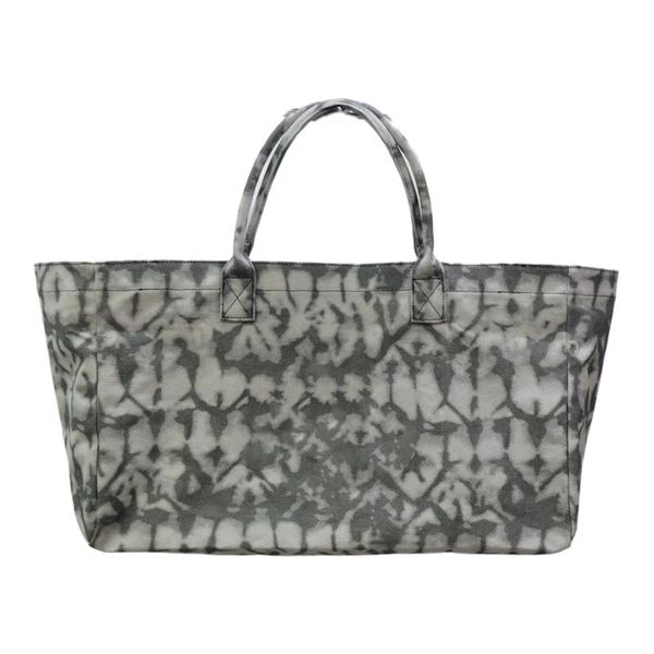 AL Iconic Unisex Camouflage Leopard Print Extra Large Waterproof Yoga Tote Bag Fashion Canvas Style with Zipper Closure