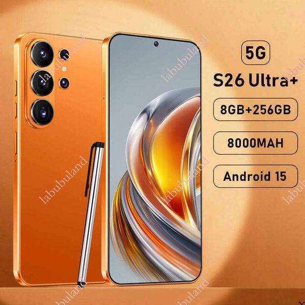 mobile s26 ultra global version true 4G smartphone Android 15 foreign trade phone exclusive 8+256g