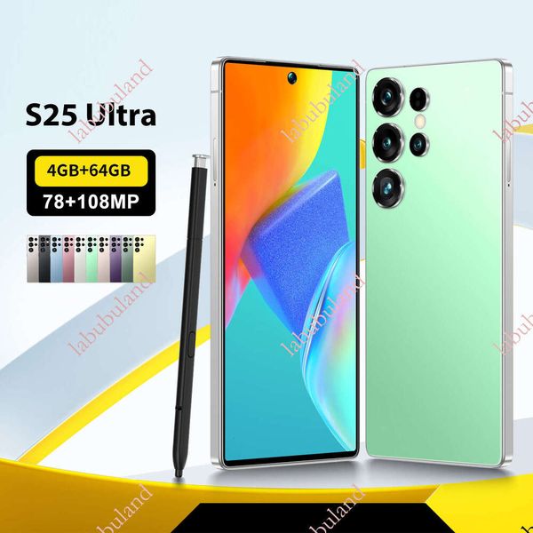 New mobile phone s25ultra overseas version true 4g4+64G high-end 7.3inch smartphone ozon foreign trade