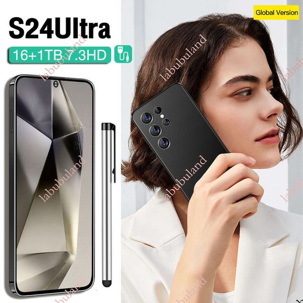 S24Ultra hot-selling product in stock 6.8inch HD 2+16 Android 3G smartphone for foreign trade OTG dropshipping