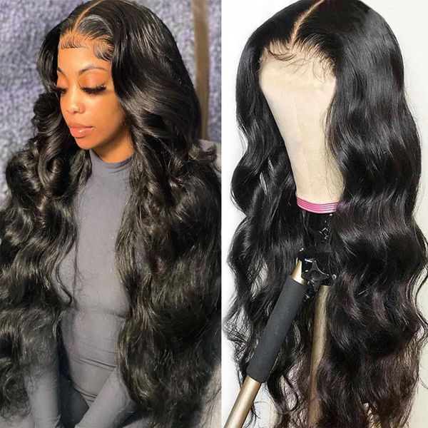 Popularity Popularity best-selling European and American wigs for women, African fashion middle-parted rose net long curly hair wigs, in stock at the factory