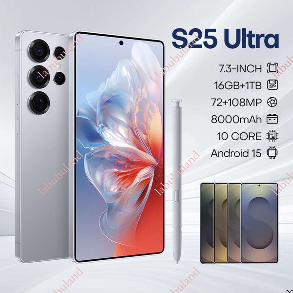 S25Ultra New Smartphone 2+16G HD Screen 7.3inch Android 9.0 Low-Cost Export Phone