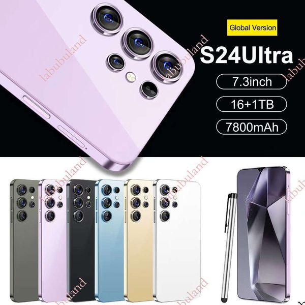 New foreign trade product S24Ultra smartphone with 7.3-inch large screen, TK dropshipping, direct shipment from the source factory