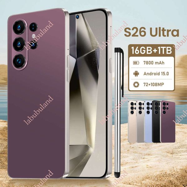 S26 Ultra 16+1T Android 7.3inch Large Screen Smartphone Source Manufacturer