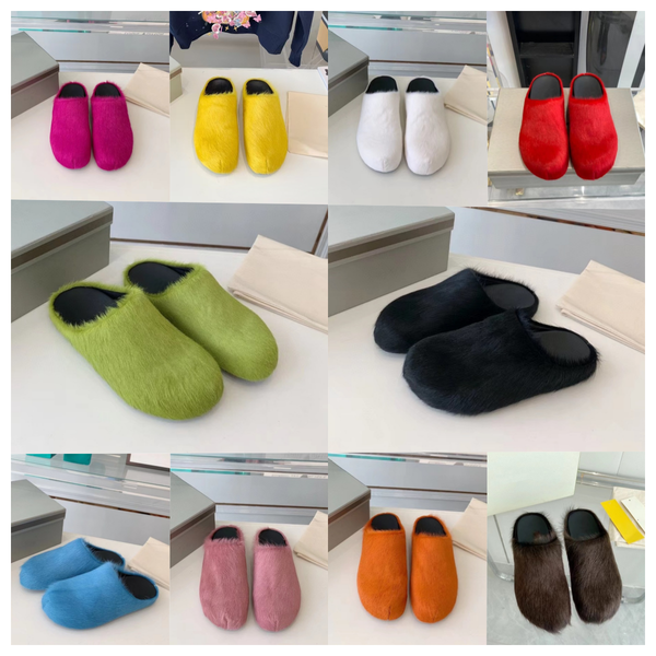 Designer Slippers with Fur Lining, Size 36-45