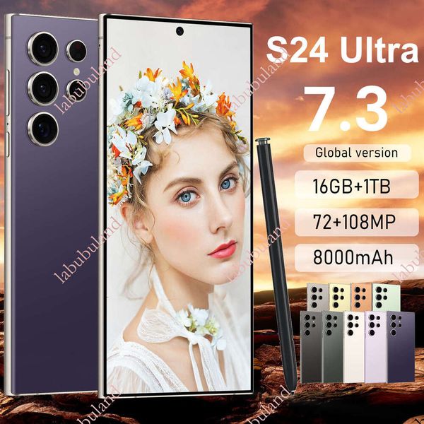Brand new cross-border smartphone S24 Ultra Android 14, ultra-high-definition large screen, direct sales from the foreign trade source factory