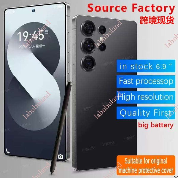 S25Ultra Global Band Overseas Cross-Border Mobile Phone In-Stock Foreign Trade Android Smartphone Wholesale from Source Factory