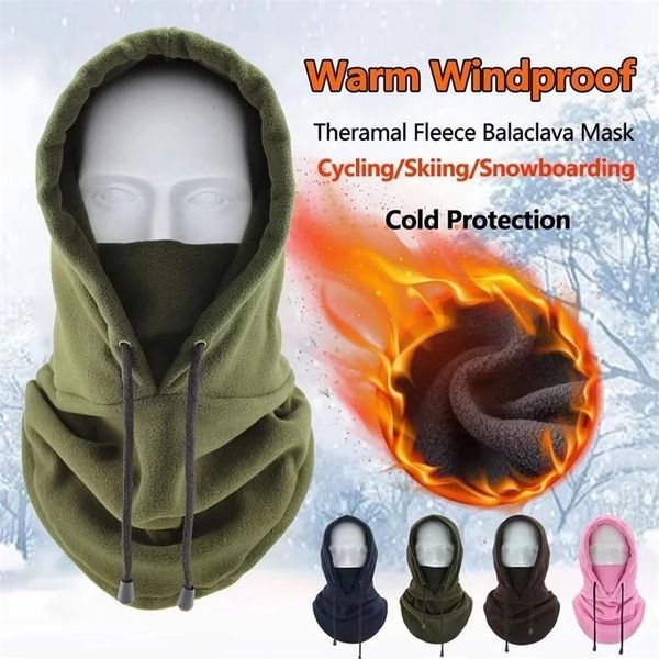 GTUBIKE Warm Winter Cap Windproof Polar Fleece Cycling Balaclava Mask Adjustable Thermal Cold Neck Cover Motocycle Ski Mask 251202BJ