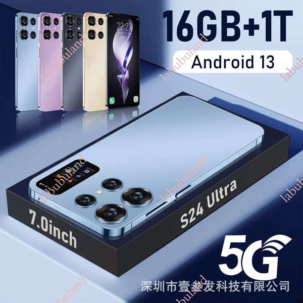 S24 Ultra Cross-Border Hot-Selling 2+16G 7.0 Inch 5G All-in-One Factory Export New Smartphone