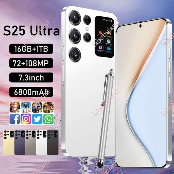 S25Ultra cross-border foreign trade Android 7.3inch high-definition screen smartphone TK in stock for dropshipping at low prices