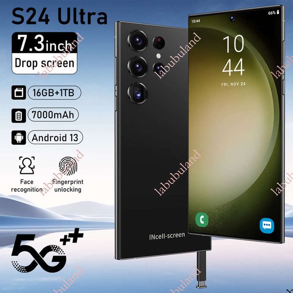 Private model foreign trade mobile phone S24Ultra 7.3inch large screen cross-border smartphone Android system Google