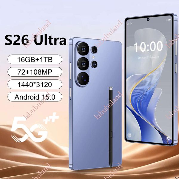 S26 Ultra TK hot-selling model, true 4G global version, large screen, 3+16G, built-in pen, in-stock mobile phone factory