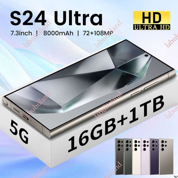 Professionally customized S24 Ultra cross-border smartphone with large screen, 16+1T Android phone, best-selling model on Amazon