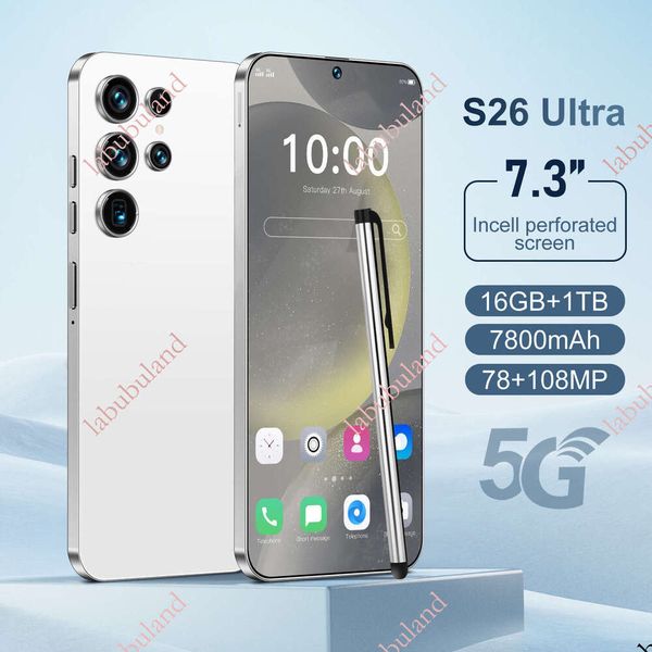 mobile phone bestseller S26 Ultra, new Android phone, 7.3 inches, 16+1T, factory direct price