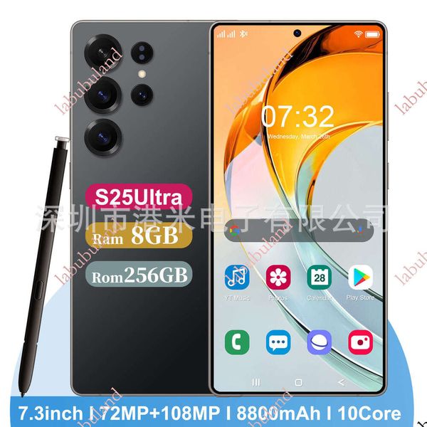 Cross-border bestseller S25Ultra 4G+64GB large memory, global version mobile phone, cross-border smartphone factory