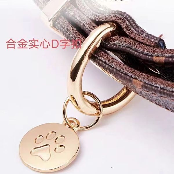 Trendy Fashionable Printed Adjustable Vintage Leather Pet Collar Original Cute Japanese Style Puppy Decoration Strap