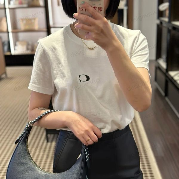 Summer Tops Big Letter Print Minimalist Graphic T-shirt for Men Women, Unisex Cotton Short Sleeve Summer Tee High Quality