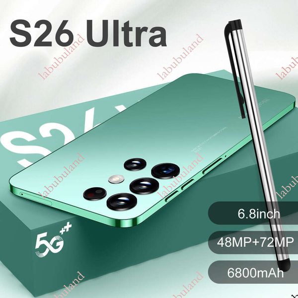 Cross-border Hot-selling S26 Ultra+ Smartphone 16+1T Android 6.8inch Large Screen Phone Source Manufacturer