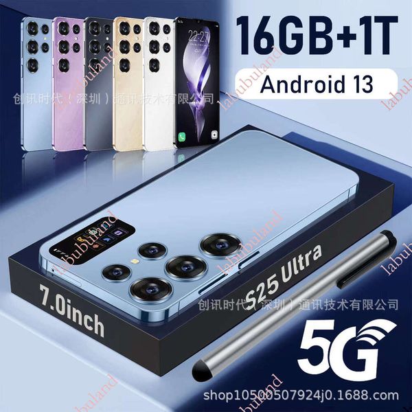 Cross-Border Hot-Selling Smartphone S25 Ultra Manufacturer In Stock 6.8 Inch 1+16 All-in-One Machine Export Dropshipping Wholesale