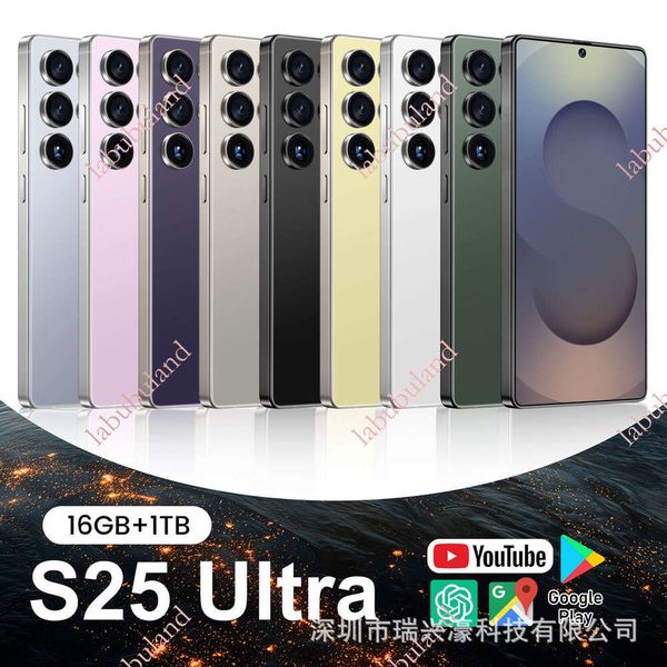 TK's best-selling cross-border smartphone S25Ultra 3+16GB Android 10 smart foreign trade phone 7.3inch large screen