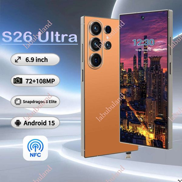 S26 Ultra cross-border smartphone 6.9inch Android supports NFC, direct manufacturer TK can ship on behalf of customers