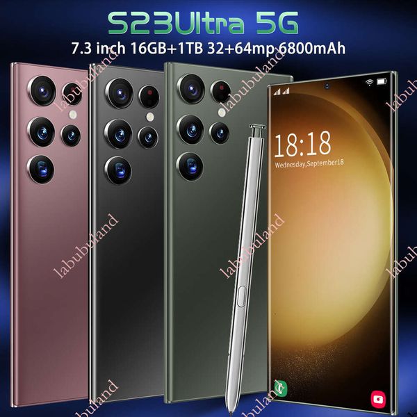 Cross-border new model S23Ultra 5G high-end smartphone 4G network 3+64GB Android phone 6.7inch Foreign trade