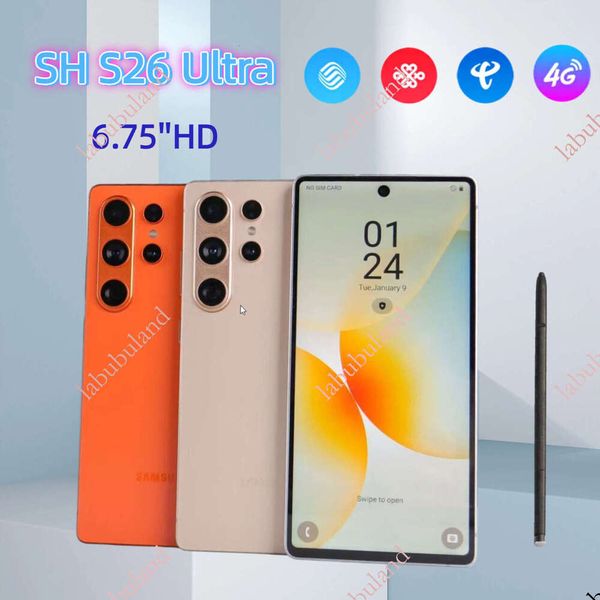 TK Hot-Selling Source Manufacturer S26 Ultra Cross-Border Mobile Phone SIM Dual Standby Android Smartphone 6.75inch