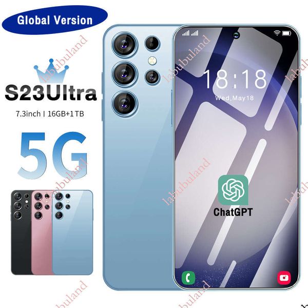 S23Ultra Cross-Border Hot-Selling Android Smartphone In Stock 3+64 Large Screen 6.8inch OTG Fast Charging Foreign Trade Dropshipping