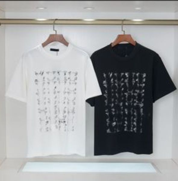 Summer T-shirts Men's High Quality letter embroidery Tess Designer Casual Fashion Short Sleeve Tops Pure cotton men Women Round Neck Sweatshirt