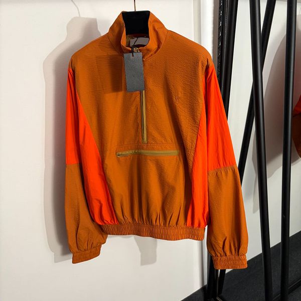 Color Blocked Sporty Jacket Women Retro Stand Collar Outerwear Spring Summer Outdoor Jogging Street Style Jackets