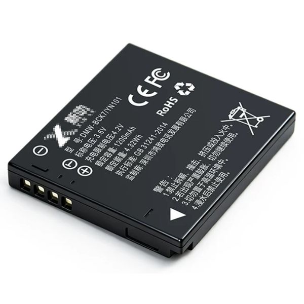 NEW DMW-BCK7 DMW-BCK7E Battery For Panasonic BCK7 Lumix DMC-S1 S2 S3 DMC-S5 SZ1 SZ5 DMW-BCK7GK DMW-BCK7PP Camera Battery