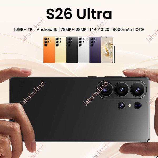 2026 brand new phone, popular foreign trade model S26 Ultra 12+512GB, dropshipping cross-border mobile phone