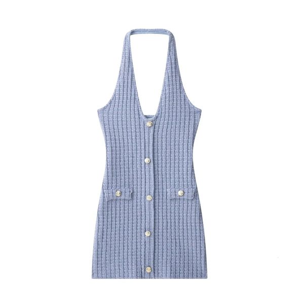 Summer Womens Dress with Elastic Collar Solid Color — compare prices at CompareOffers
