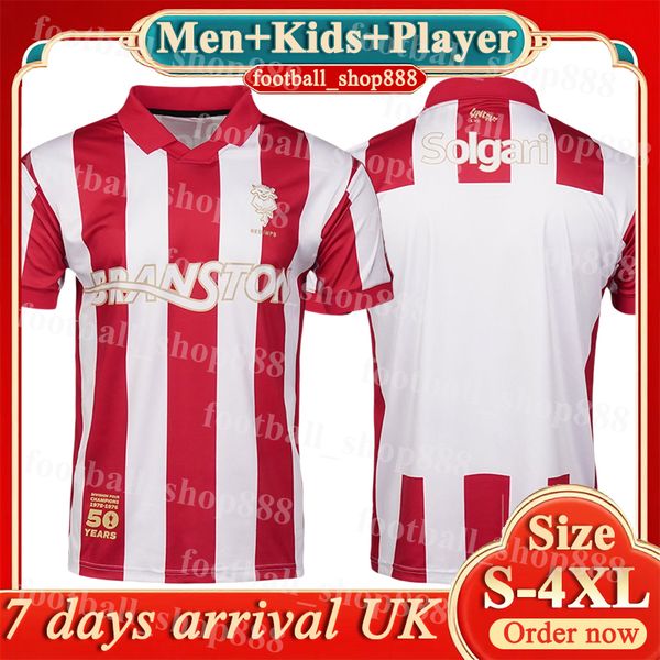 4XL Lincoln Cities F.C. 50th Anniversary 26 27 Soccer Jerseys STREET MOYLAN DRAPER HOUSE 2026 Football Shirts COLLINS ONE DARIKWA REACH BRADLEY Men Kids Kit Socks Sets
