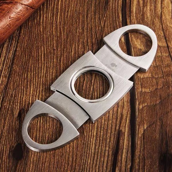 Stainless Steel Metal Classic Cigar Cutter Home Easy Utility Metal Sharp Smokin…