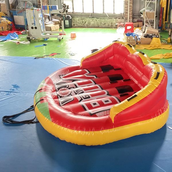Durable Inflatable Boat Tube Sofa, Water Play Equipment, 3 Person