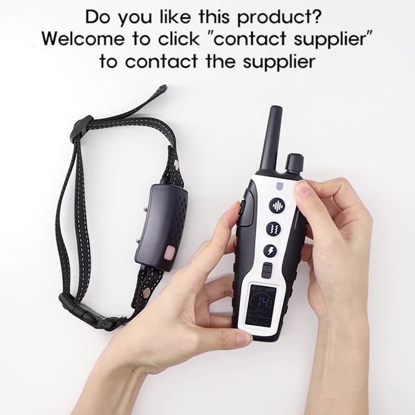 Wholesale 10pcs Color Screen Dog Trainer RS3 Remote Control Anti Barking, Ultra Long Remote Control Distance IP67 Waterproof Charging