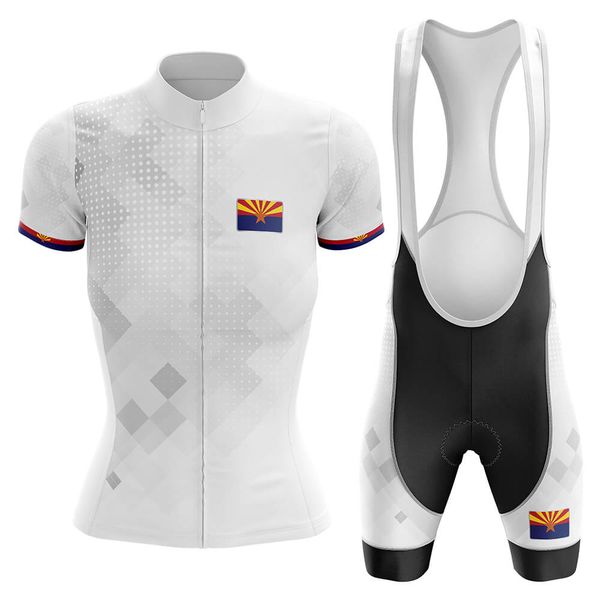 2026 Women Arizona Cycling Team Jersey Bike Shorts Bib Set Ropa Ciclismo WomenS MTB Shirt Summer Pro Bicycling Maillot Bottom Clothing