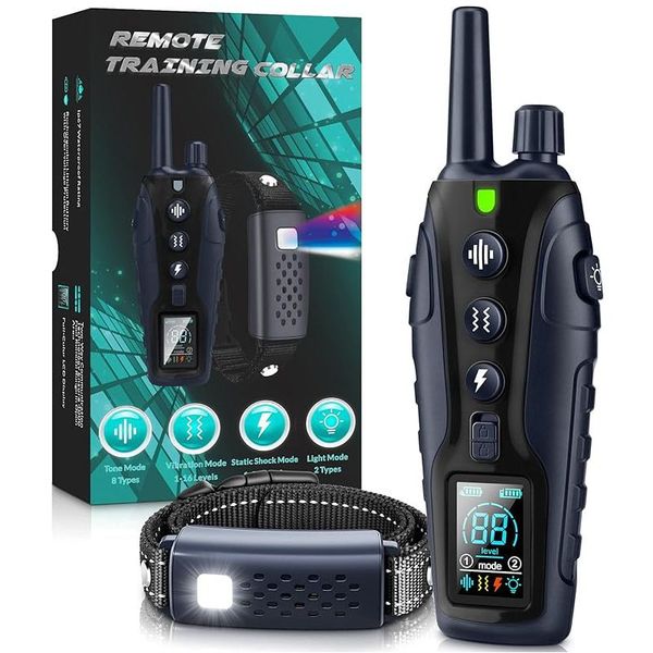Hot Sale Color Screen Dog Trainer RS3 Remote Control Anti Barking, Ultra Long Remote Control Distance IP67 Waterproof Charging