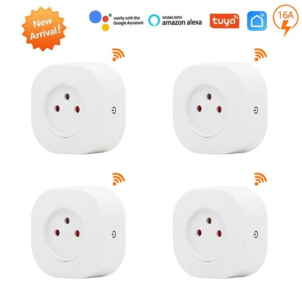 Israel IL 16A Smart Socket WiFi Smart Plug 220V Power Outlet APP Remote Control Compatble Voice Alexa Google Assistant 260410