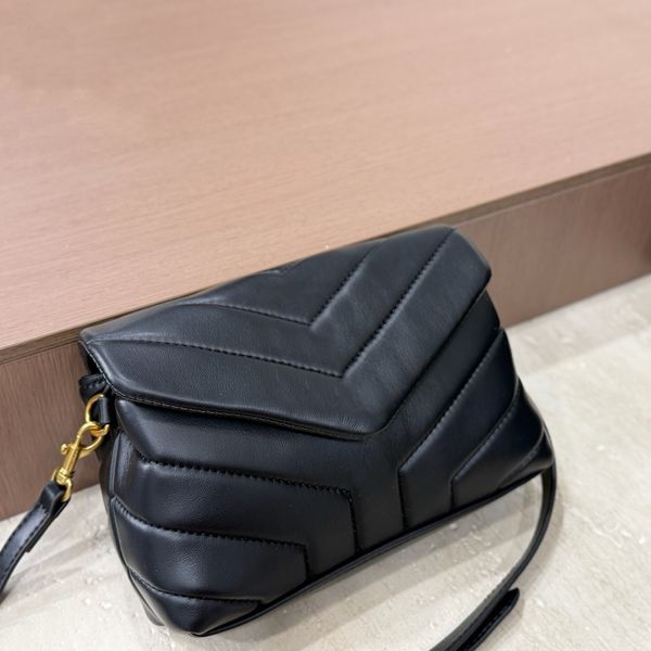 Shoulder Bags Crossbody designer bag mini size LouLou black golden chain bags designer women bag luxury leather purses designer woman flap purses handbag