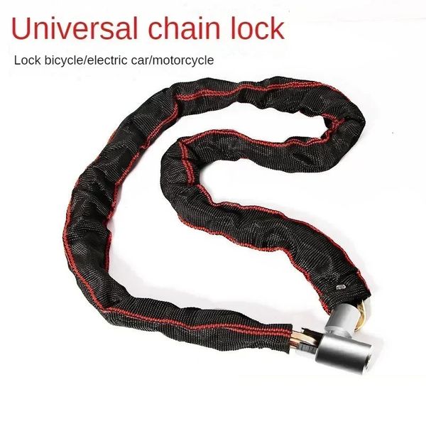 Bicycle Lock Long Thickened AntiTheft Chain Bicycles Electric Vehicles Password Protection Mountain Bike 260422banjia
